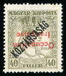 Stamp of Hungary » Occupation Arad French Occupation: Fine specialised collection with