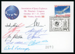 Stamp of Thematics » Space 1993 Space Congress, group of 8 covers with 68 autographs