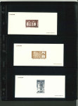 Stamp of France » Collections 1965-2002 Collection des epreuve deluxe, epreuve signé