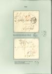 Stamp of Ireland » Pre-Stamp Postal History » Early Period - 1657-1784 1767-1878 Attractive collection of Franco-Hibernian Postal History: A wonderful assembly of 34 covers neatly mounted and written up in German on 18 album pages, these early letters are addressed to following Colonel Coun
