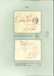 Stamp of Ireland » Pre-Stamp Postal History » Early Period - 1657-1784 1767-1878 Attractive collection of Franco-Hibernian Postal History: A wonderful assembly of 34 covers neatly mounted and written up in German on 18 album pages, these early letters are addressed to following Colonel Coun