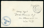 Stamp of Aerophilately » Rocketmail 1940-43 , three field post covers from V2 rocket sites