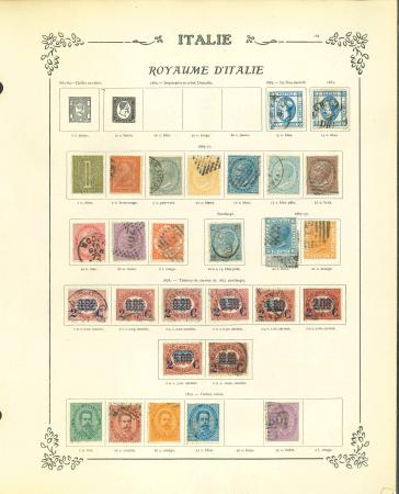 Stamp of Italy » Italy and Areas Collections and Lots Italy : 1863-1980, nice mint and used collection