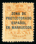 Stamp of Spain » Spanish Morocco CANCEL 1903-1936, on stockcards nice Morocco and Tangier mint