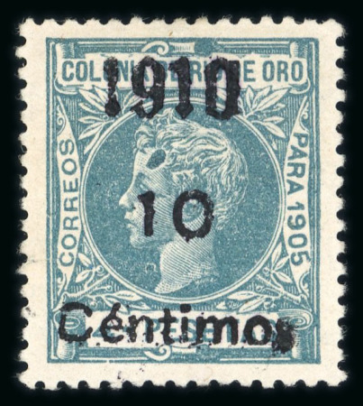 Stamp of Spanish Colonies » Rio de Oro 1905, Edifil n° 54-58 mint *. Very fine and rare.