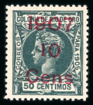 Stamp of Spanish Colonies » Rio de Oro 1905-1921, nice mint **/* collection with good values