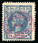 Stamp of Spanish Colonies » Rio de Oro 1905-1921, nice mint **/* collection with good values