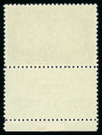 Stamp of Israel 1948, 500M and 1000M Michel n° 8A and 9A with Tabs
