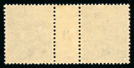 Stamp of Colonies françaises » Monaco 1919, Monaco, Orphelins Y&T n°32, 1f + 1f en paire