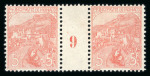 Stamp of Colonies françaises » Monaco 1919, Monaco, Orphelins Y&T n°33, 5f + 5f en paire