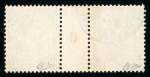 Stamp of Colonies françaises » Monaco CANCEL 1910, Monaco, Taxe Y&T n°10, 30c bistre en paire horizontale