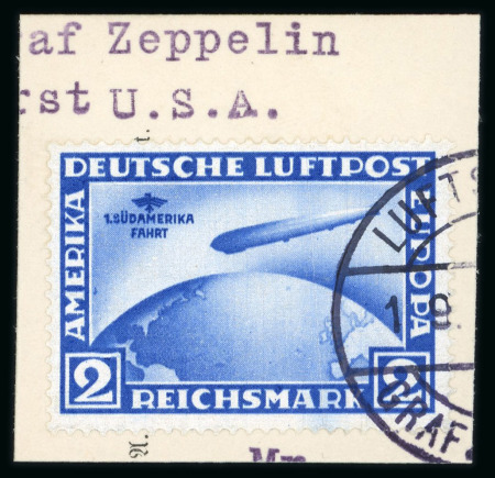 Stamp of Germany » German Empire Germany Air mail : 1930, Südamerika Fahrt Zeppelin