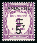 Stamp of Colonies françaises » Andorre (Poste française) 1931, série taxe Y&T n° 9-15 neufs ** MNH, TB.