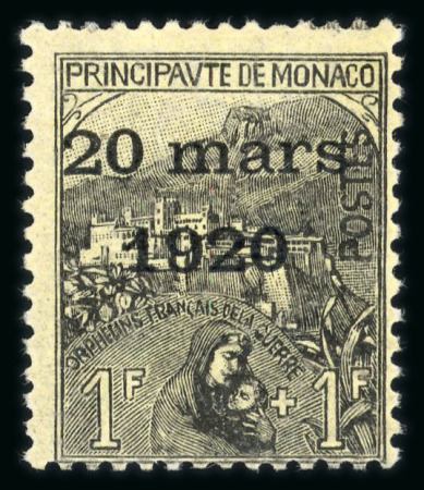 Stamp of Colonies françaises » Monaco 1920, treize timbres neufs **/* au type "Mariage Princesse