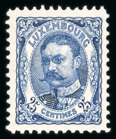 Stamp of Luxembourg 1906, 'Guillaume IV' Michel n° 74-85 mint ** MNH complete