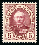 Stamp of Luxembourg 1852-1999, in two albums very nice and extensive collection