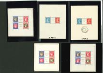 Stamp of France » Blocs et Feuillets 1925-1964, Petit stock de blocs feuillets composé du