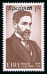 Stamp of Ireland » 1950-Date Commemoratives 1966 Casement mint nh set of two, both overprinted