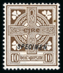 Stamp of Ireland » Definitives 1922-23 SE wmk: 1/2d to 1s, complete mint nh set of