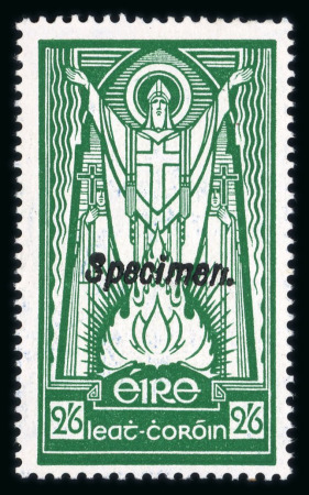 Stamp of Ireland » Definitives 1922-23 SE wmk: 10s dull grey-blue, plus 1940-49 E