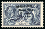 Stamp of Ireland » 1935 Re-Engraved Overprints (T75-T77) 2s6d to 10s, mint nh set of three each showing Specimen