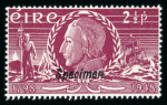 Stamp of Ireland » 1922-49 Dublin Government Printing Works Issues 1948 Insurrection of 1798 mint set of two, both overprinted