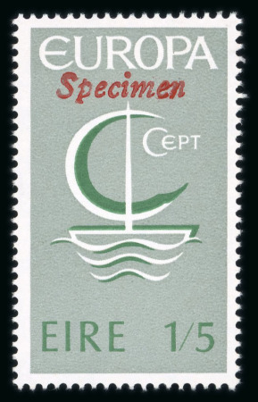 Stamp of Ireland » 1950-Date Commemoratives 1966 Europa mint nh set of two, overprinted Specimen
