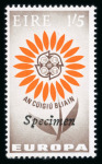 Stamp of Ireland » 1950-Date Commemoratives 1964 Europa mint nh set of two, overprinted Specimen