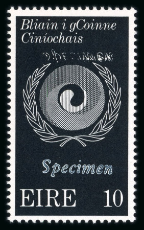 Stamp of Ireland » 1950-Date Commemoratives 1971 Racial Discrimination mint nh set of two, overprinted