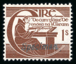 Stamp of Ireland » 1922-49 Dublin Government Printing Works Issues 1944 O'Cleirigh mint nh set of two, overprinted Specimen