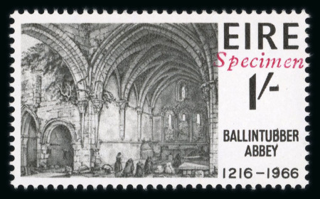 Stamp of Ireland » 1950-Date Commemoratives 1966 Ballintubber Abbey mint nh set of two, overprinted