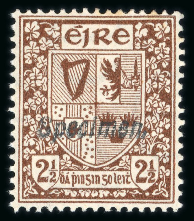 Stamp of Ireland » Definitives 1940-49 E wmk: 2 1/2d red-brown and 5d violet, mint