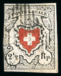 Stamp of Switzerland / Schweiz » Sammlungen 1843-1851, Bestand Kantonalmarken, Orts-Post, Poste locale mit 24 Marken und 1 Brief
