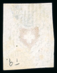 Stamp of Switzerland / Schweiz » Sammlungen 1843-1851, Bestand Kantonalmarken, Orts-Post, Poste locale mit 24 Marken und 1 Brief