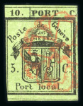 Stamp of Switzerland / Schweiz » Sammlungen 1843-1851, Bestand Kantonalmarken, Orts-Post, Poste locale mit 24 Marken und 1 Brief