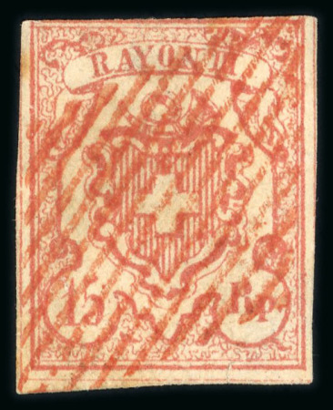 Stamp of Switzerland / Schweiz » Sammlungen 1850-1852, Bestand von 175 Rayon und 7 Briefen