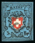 Stamp of Switzerland / Schweiz » Sammlungen 1850-1852, Bestand von 175 Rayon und 7 Briefen