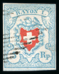 Stamp of Switzerland / Schweiz » Sammlungen 1850-1852, Bestand von 175 Rayon und 7 Briefen