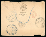 Stamp of Large Lots and Collections 1890/1910 Approximately 90 items showing strength in Japan and China, with correspondence to Paris showing large part China foreign Post Offices, Hong Kong and Japan