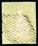 Stamp of Switzerland / Schweiz » Sammlungen 1843-1964, Vordruckalbum gestempelt ab Zürich 6
