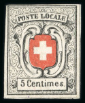 Stamp of Switzerland / Schweiz » "Waadt", "Neuenburg", "Winterthur" 1851, Neuenburg, ungebraucht