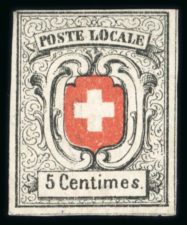 Stamp of Switzerland / Schweiz » "Waadt", "Neuenburg", "Winterthur" 1851, Neuenburg, ungebraucht