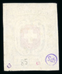 Stamp of Switzerland / Schweiz » "Waadt", "Neuenburg", "Winterthur" 1851, Neuenburg, ungebraucht