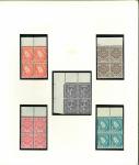 Stamp of Ireland » Definitives 1940-67 E wmk: 1/2d to 10s, complete mint set of 17