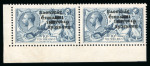 Stamp of Ireland » 1925 Narrow Date Overprints (T66-T68) 10s dull grey-blue, mint nh bottom left corner sheet