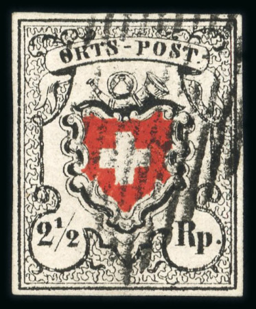 Stamp of Switzerland / Schweiz » Orts-Post und Poste Locale 1850, Orts-Post ohne Kreuzeinfassung, Type 34
