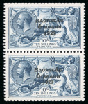 Stamp of Ireland » 1927 Composite Dates Overprints (T69-T71) 2s6d chocolate brown, 5s rose-red, 10s grey-blue, mint