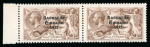 Stamp of Ireland » 1927-28 Wide Date Overprints (T72-T74) 2s6d chocolate, mint and mint nh, two singles with