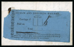 Stamp of Ireland » Railways Railway Letter Stamps: 1847 (9.6) Folded entire addressed