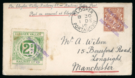 Stamp of Ireland » Railways Railway Letter Stamps: Clogher Valley Railway Co.Ltd.